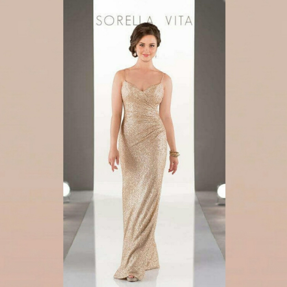 Sorella Vita Gold Sequin Dress